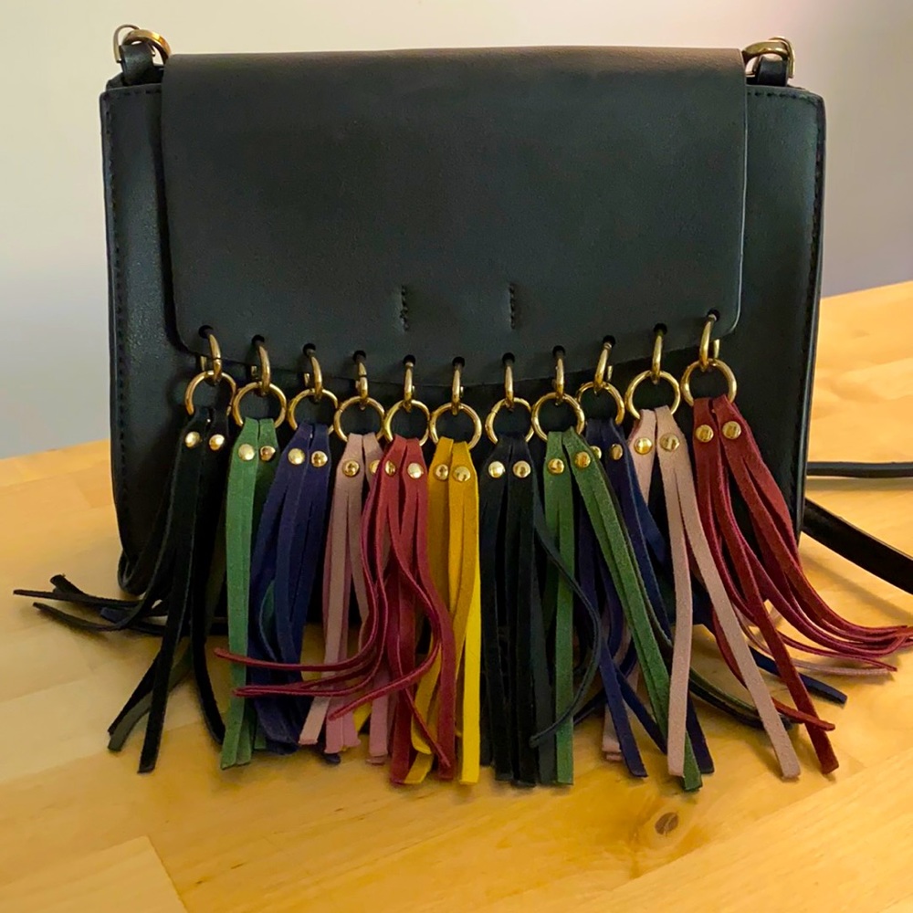 Anthropologie Vegan Leather Crossbody Bag